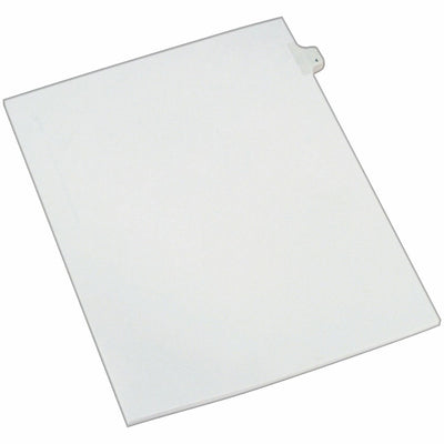Avery Alllstate Style Individual Legal Dividers, White, 8.50" Width x 11" Length, 1 Pack — view 1