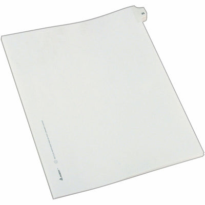 Avery Alllstate Style Individual Legal Dividers, White, 8.50" Width x 11" Length, 1 Pack, AVE82223