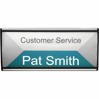 Advantus People Pointer Wall Sign, Black, 10EA/CT — view 1