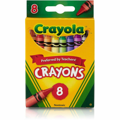 Crayola Regular Size Crayon Sets, Assorted, 8 / Box, CYO52-3008