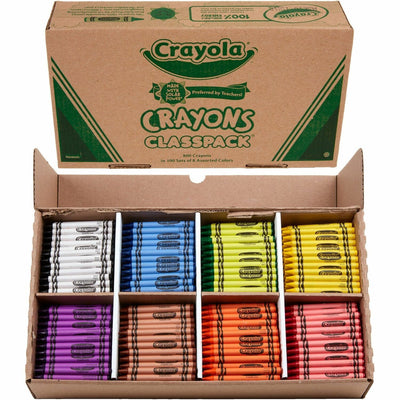 Crayola 8-Color Crayon Classpack, Violet, 800 / Box, CYO52-8008