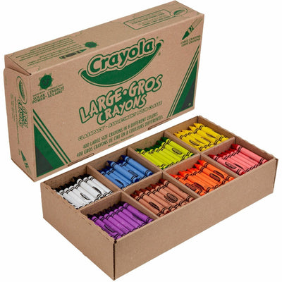 Crayola 8-Color Crayon Classpack, Violet, 400 / Box, CYO52-8038