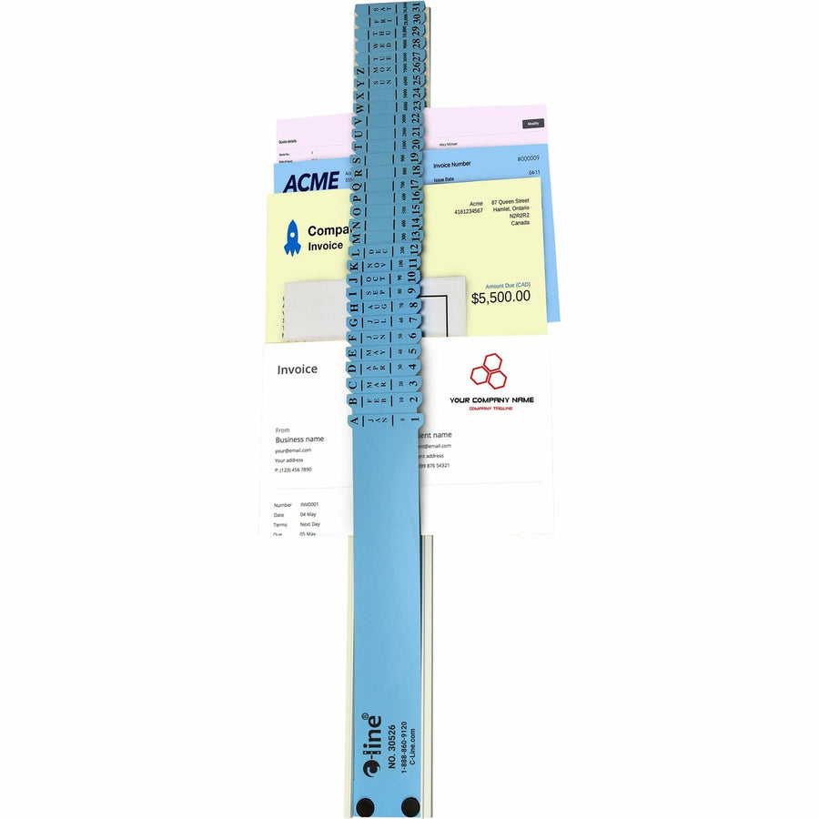 C-Line All-Purpose Sorter, Blue, Plastic, 750 mil, Durable, CLI30526