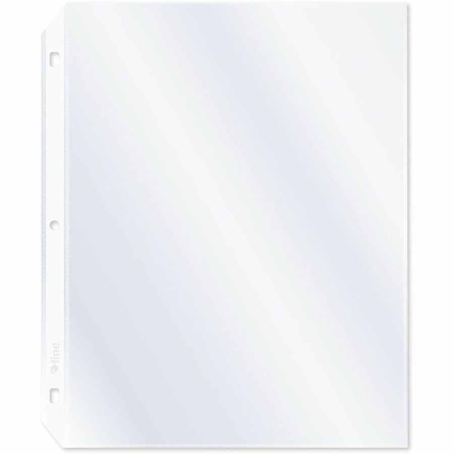 C-Line Poly Top-loading Sheet Protectors, Non-glare, 8 1/2" Width x 11" Length, 100 / Box — view 1