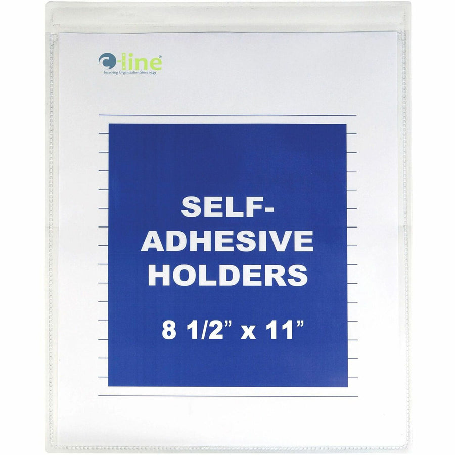 C-Line Letter Vinyl File Pocket, Clear, 8 1/2" Width x 11" Length, 50 / Box — view 1