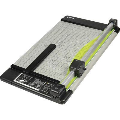Carl Heavy-Duty Metal Base 18" Paper Trimmer, Gray, 3EA/CT — view 1