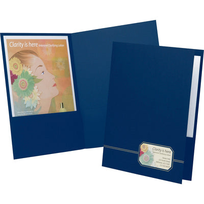 TOPS Oxford Executive Letter Recycled Pocket Folder, Gold, 8 1/2" Width x 11" Length, 4 / Pack — view 1