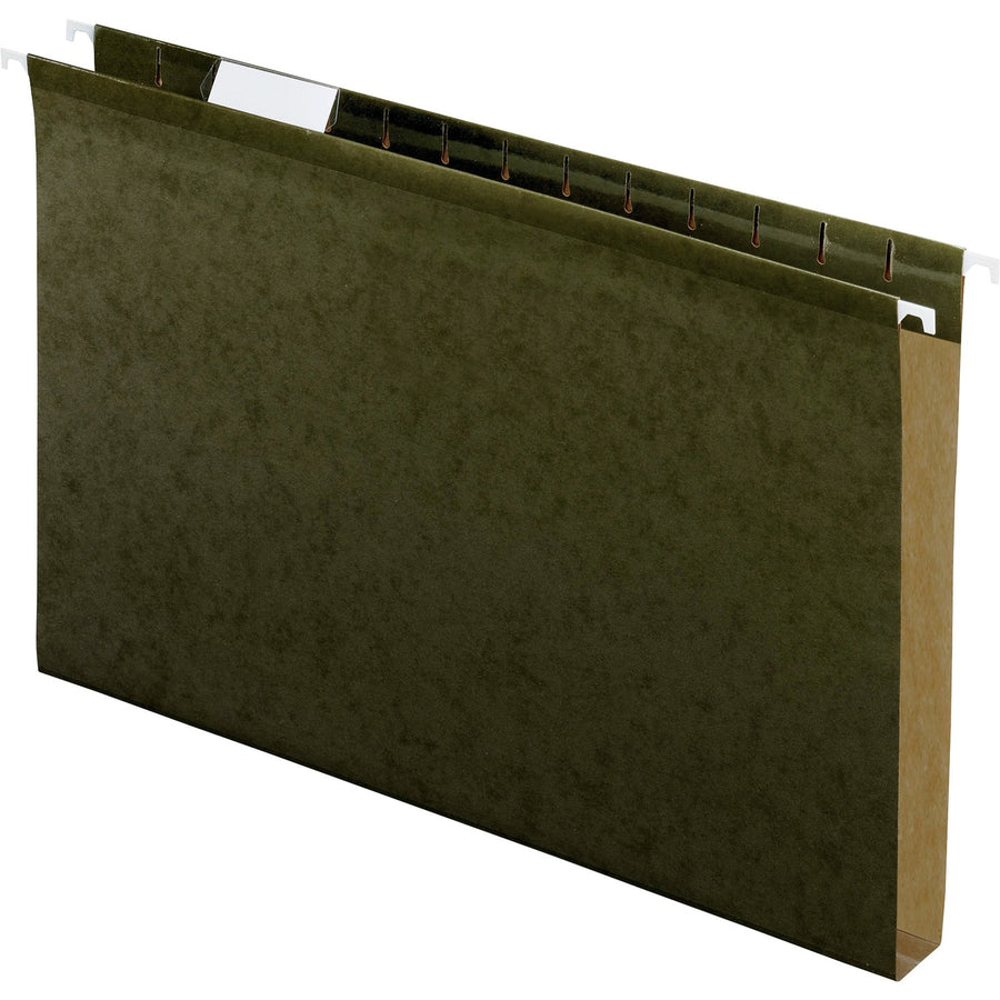 TOPS Pendaflex Legal Recycled Hanging Folder, Standard Green, 8 1/2" Width x 14" Length, 25 / Box — view 1