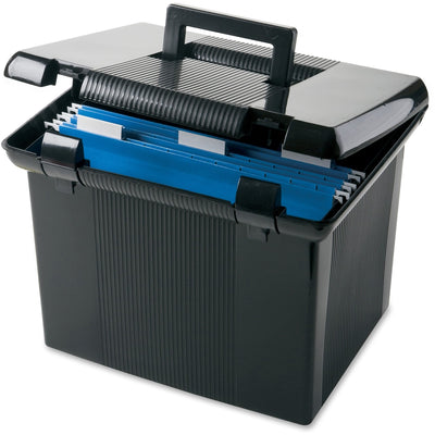 TOPS Pendaflex Portafile File Storage Box, Black, 4EA/CT — view 1