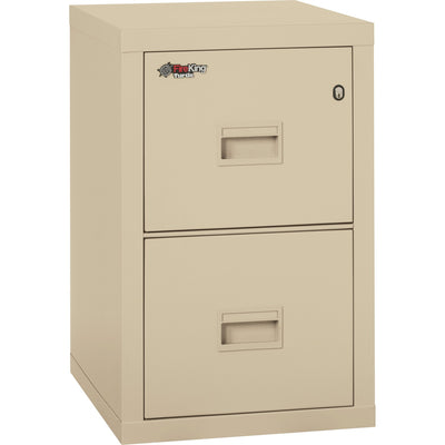 FireKing Security Insulated Turtle File Cabinet - 2-Drawer, Parchment, FIR2R-1822-C-PA