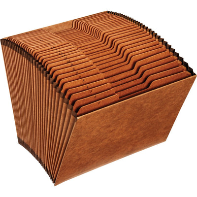 TOPS Pendaflex 1/3 Tab Cut Letter Recycled Expanding File, Brown, 8 1/2" Width x 11" Length, PFXR217DHD