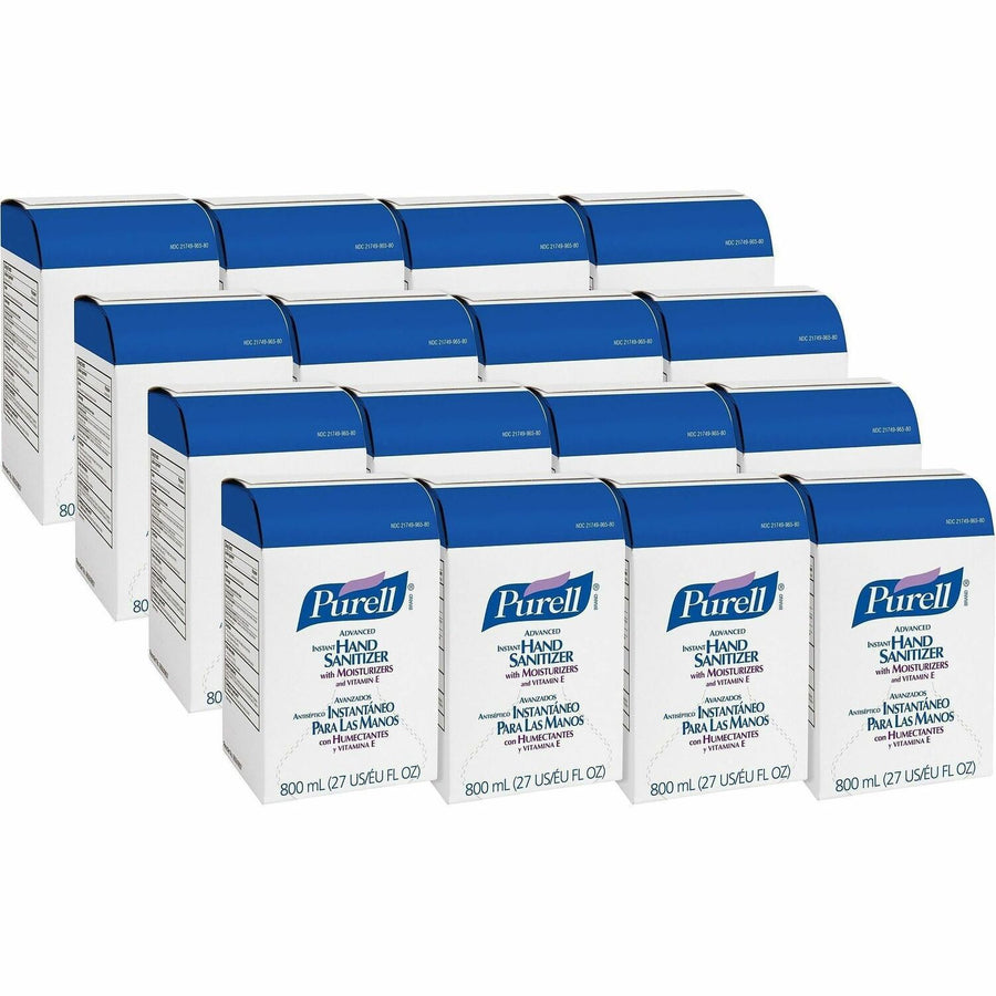 PURELL® Instant Sanitizer Dispenser Refill, Clear, 12 / Carton, GOJ9657-12