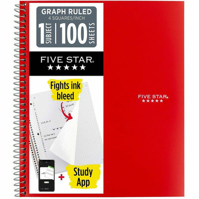 ACCO Mead 1-subject Graph Ruled Notebook - Letter-size, 8 1/2" x 11", MEA06190