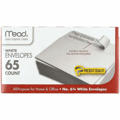 ACCO Mead No. 6-3/4 All-purpose White Envelopes, 1 Box, MEA75028