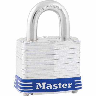 Master Lock High Security Padlock, Silver, Steel, MLK3D
