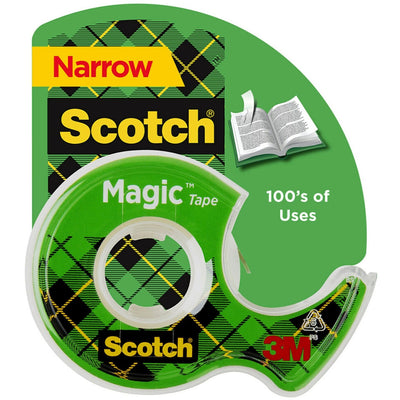 3M Scotch Dispensing Matte Finish Magic Tape, Clear, 1 Roll, MMM119