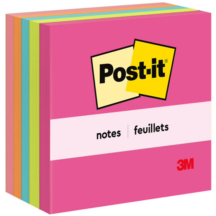 Post-it® Notes - Poptimistic Color Collection, Guava, Paper, Repositionable, 1 / Pack, MMM6545PK
