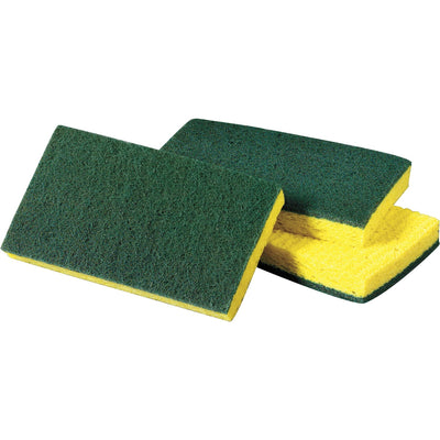 3M Scotch-Brite Medium-Duty Scrub Sponges, Green, 20 / Carton, MMM74