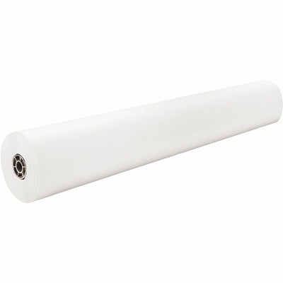 Dixon Ticonderoga ArtKraft Duo-Finish Kraft Paper, White, 1 Roll, PAC67001