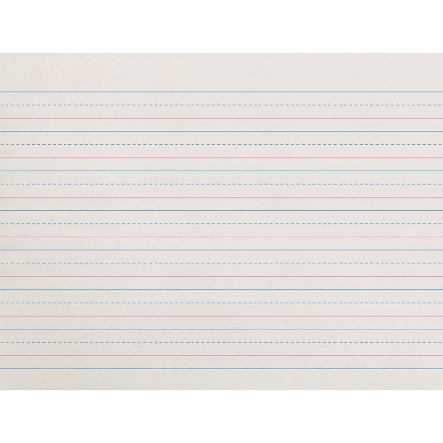 Dixon Ticonderoga Zaner-Bloser Dotted Midline Newsprint Paper, 10 1/2" x 8", 1 Pack — view 1