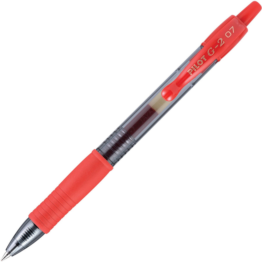 G2 Premium Gel Ink Retractable Pens, Red, Long Lasting, 1 Dozen, PIL31022