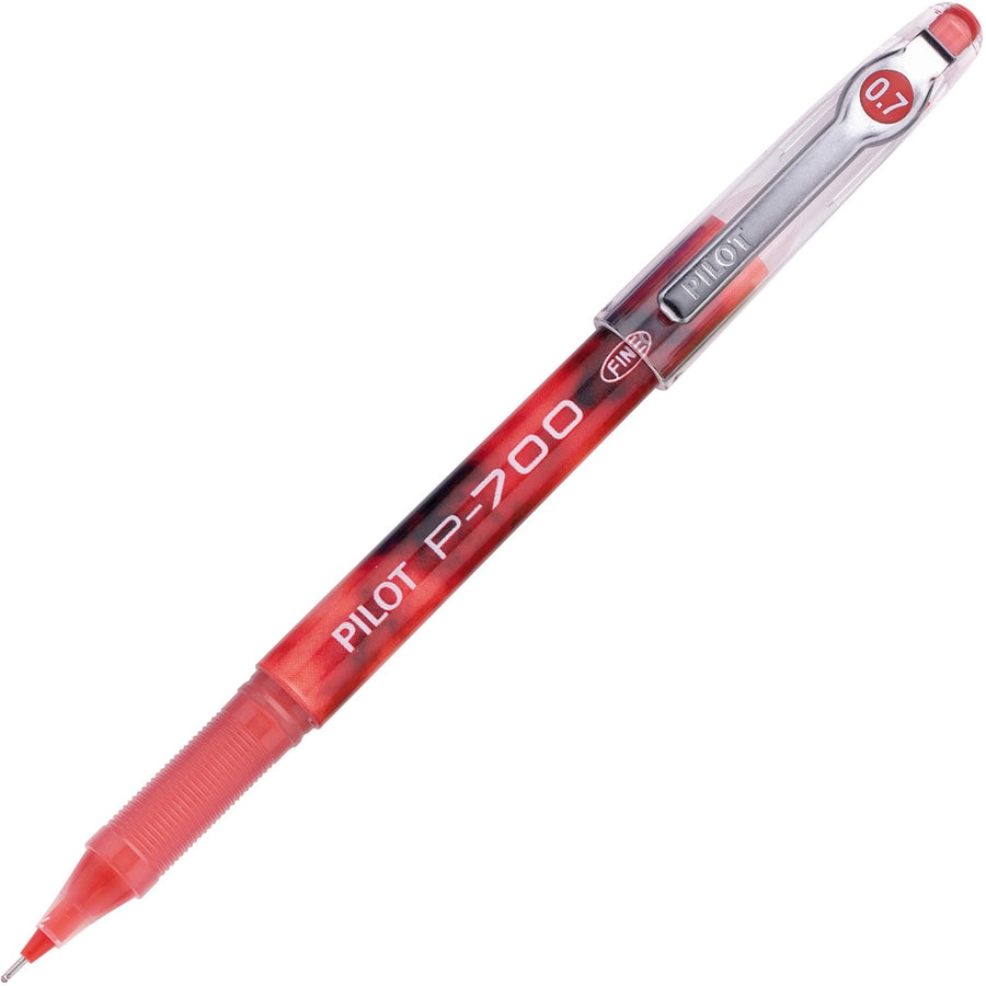 Pilot Precise P-700 Precision Point Fine Capped Gel Rolling Ball Pens, Red, Acid-free Ink, 1 Dozen, PIL38612