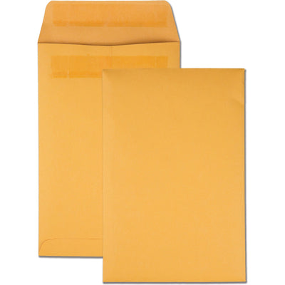 Quality Park 6 x 9 Catalog Mailing Envelopes with Redi-Seal Self-Seal Closure, Kraft, 100 / Box, QUA43167