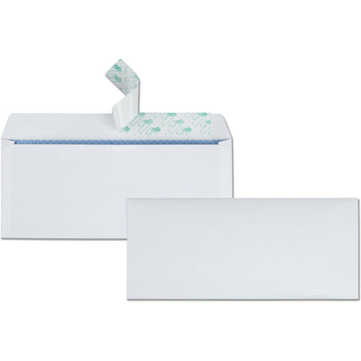 Quality Park Redi-Strip No. 10 Security Tinted Business Envelopes, White, 30 / Box, QUA69112