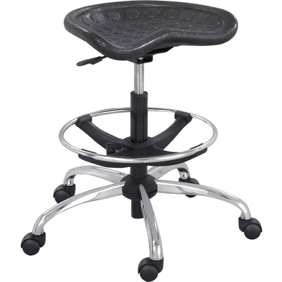 Safco Sitstar Height Adjustable Stool, Black, SAF6660BL