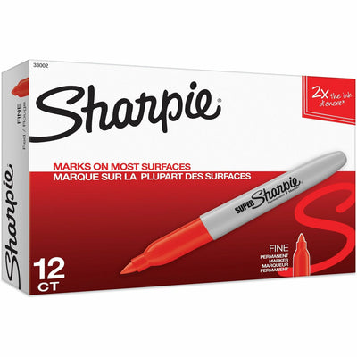 Newell Sharpie Super Bold Fine Point Markers, 1 Dozen, SAN33002