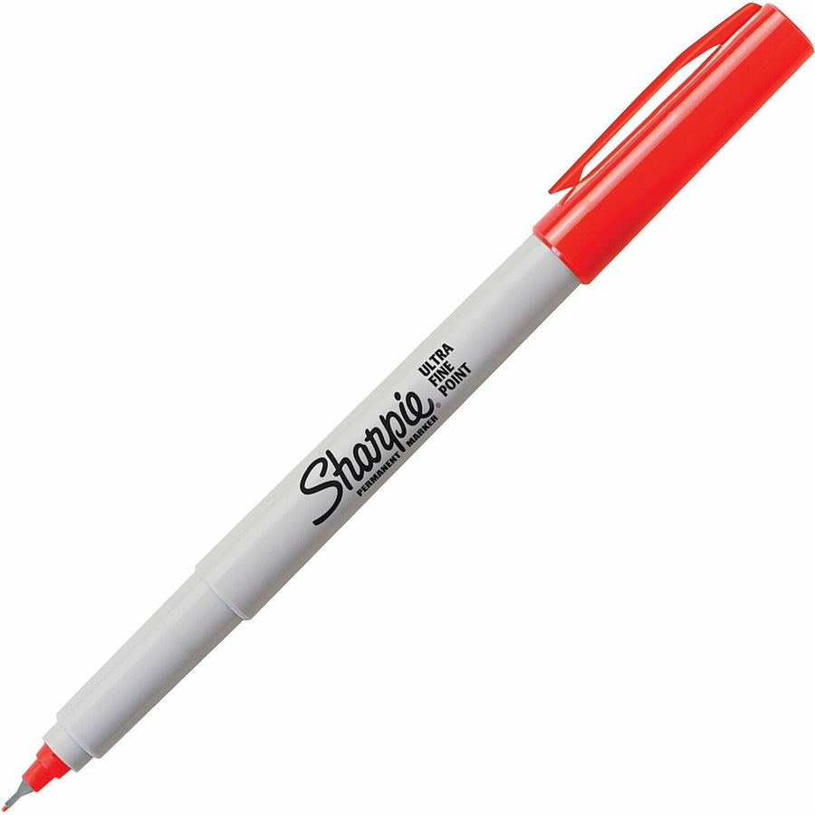 Sharpie Precision Permanent Markers, Red, Non-toxic, 1 Dozen, SAN37002