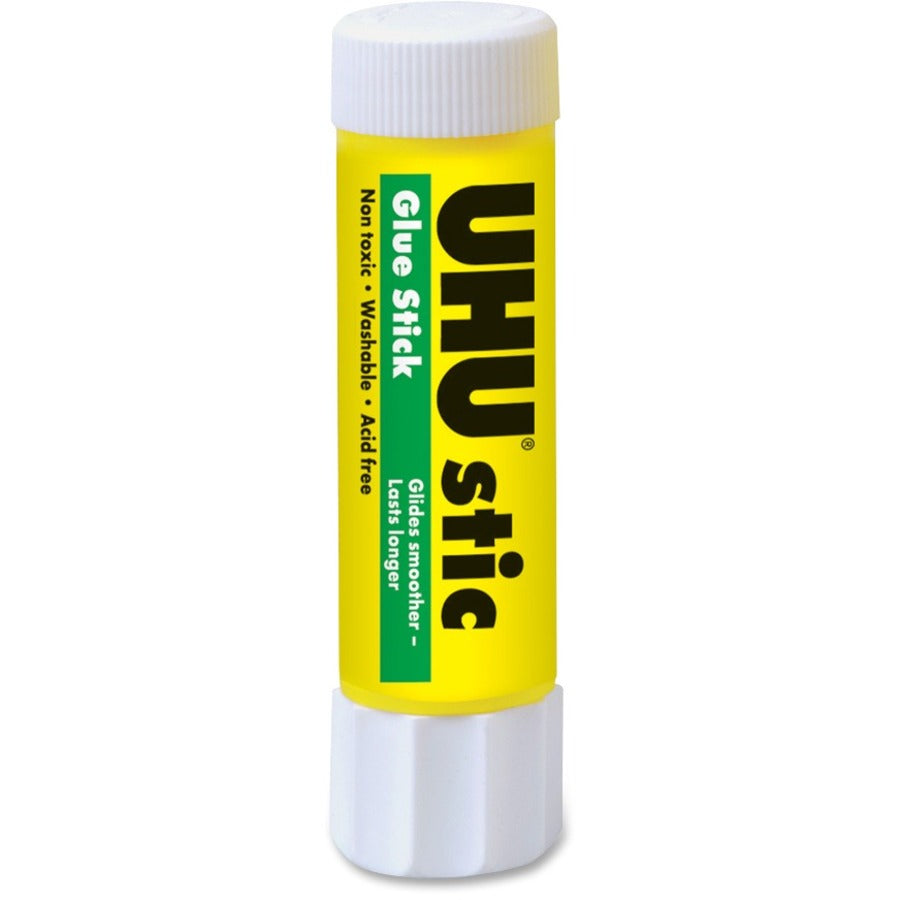 UHU Glue Stic, Clear, 40g, Wrinkle-free, 12 / Box, STD99655