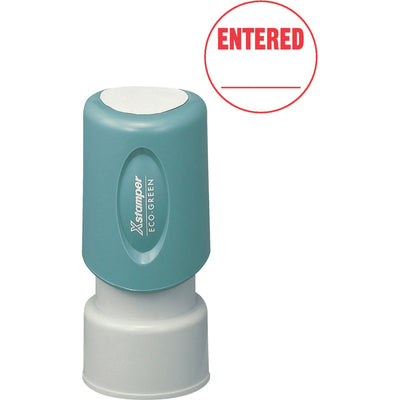 Shachihata Xstamper Pre-Inked ENTERED Stamp, XST11418