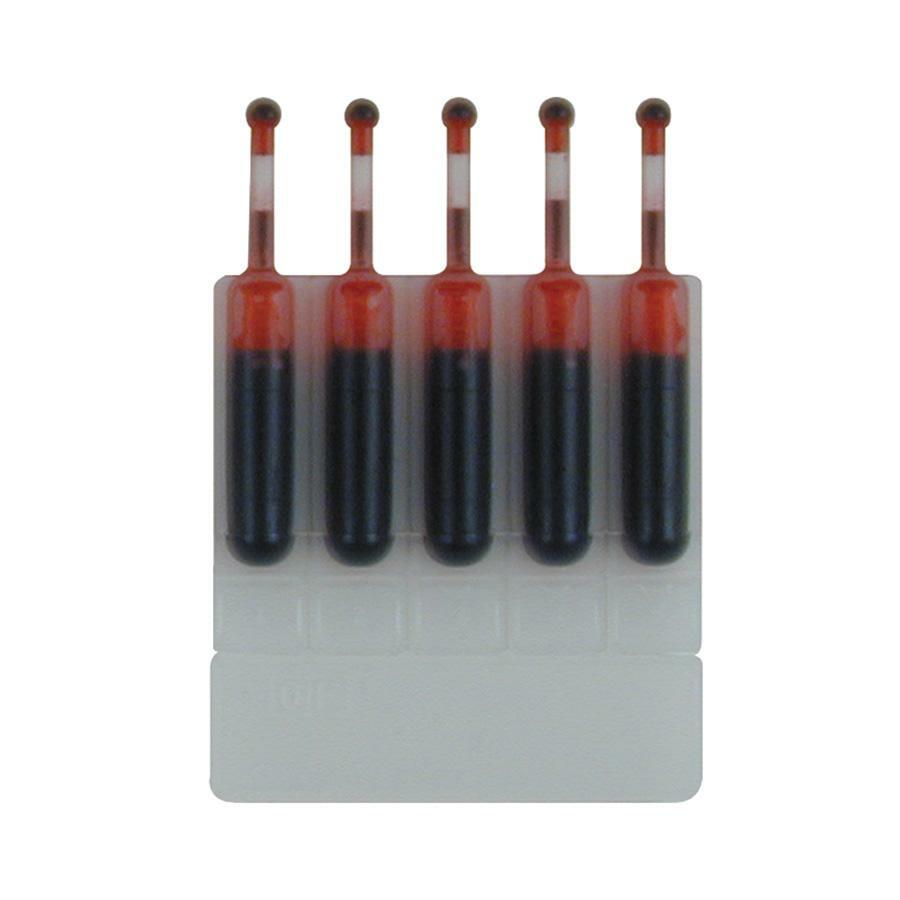 Xstamper Preinked Stamps Ink Cartridge Refills, Red, 5 / Pack, XST22011