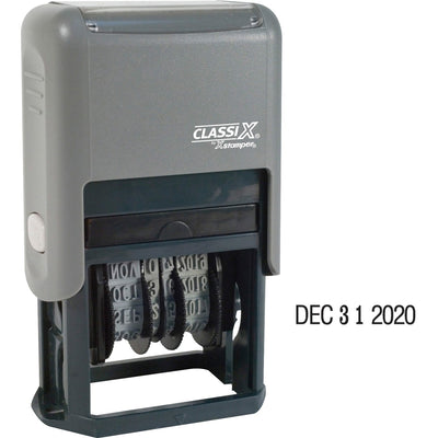 Xstamper Economy Self-Inking 4-Year Dater, ClassiX, Plastic, XST40160