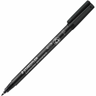Staedtler Lumocolor Permanent Pens, 10 / Box, STD3189