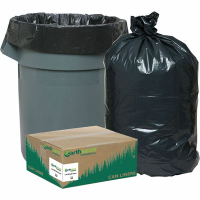 AEP Berry Reclaim Heavy-Duty Recycled Can Liners, Black, 500 / Carton, WBIRNW-2410