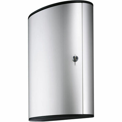 Durable Office 72-Key Brushed Aluminum Key Cabinet, Silver, DBL1955-23