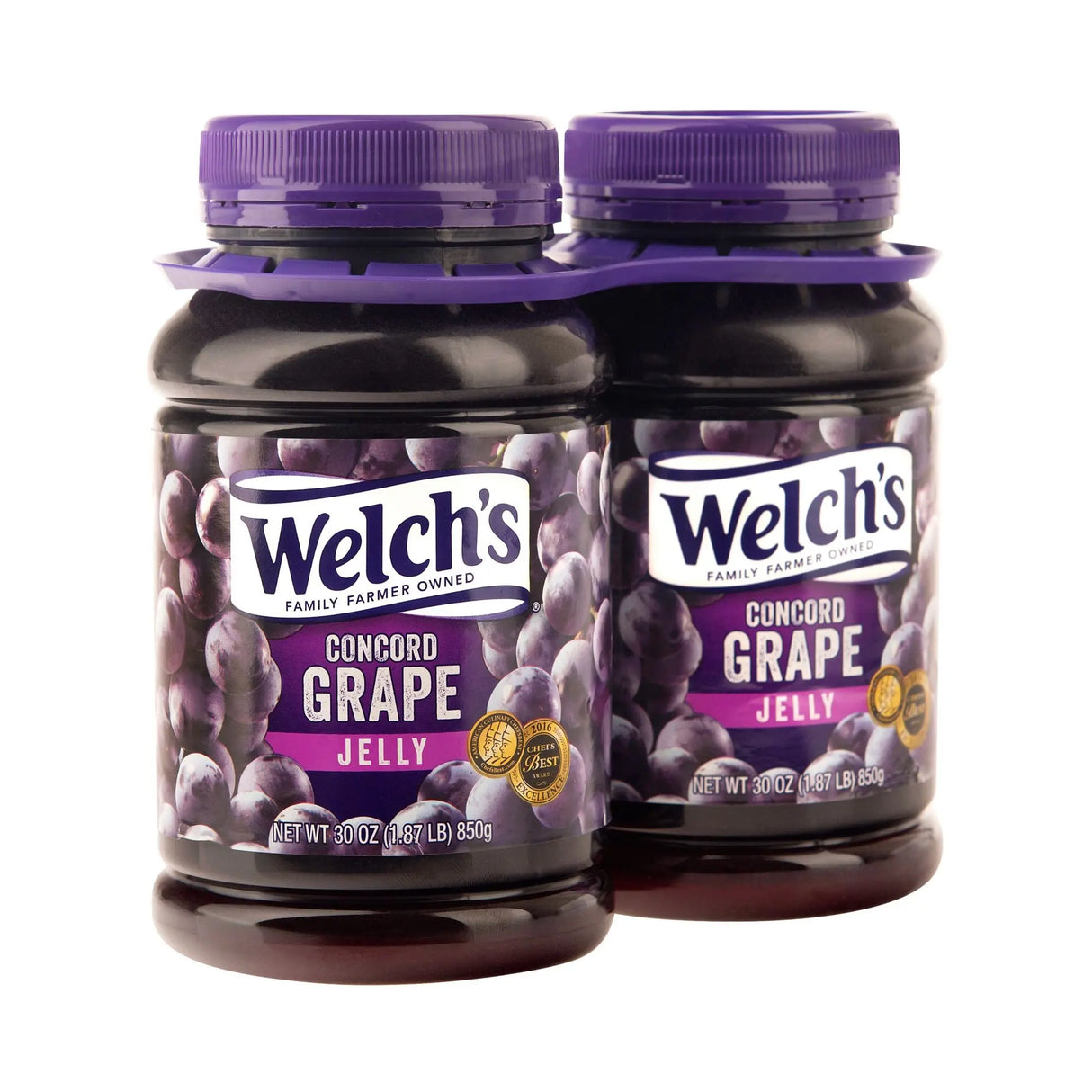 Welch's Grape Jelly (2-Pack, 30 oz Each) | Classic Smooth Spread Welch's