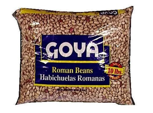 Goya Roman Beans (10 lbs) | High-Fiber, Protein-Rich Legumes for Hearty Meals Goya