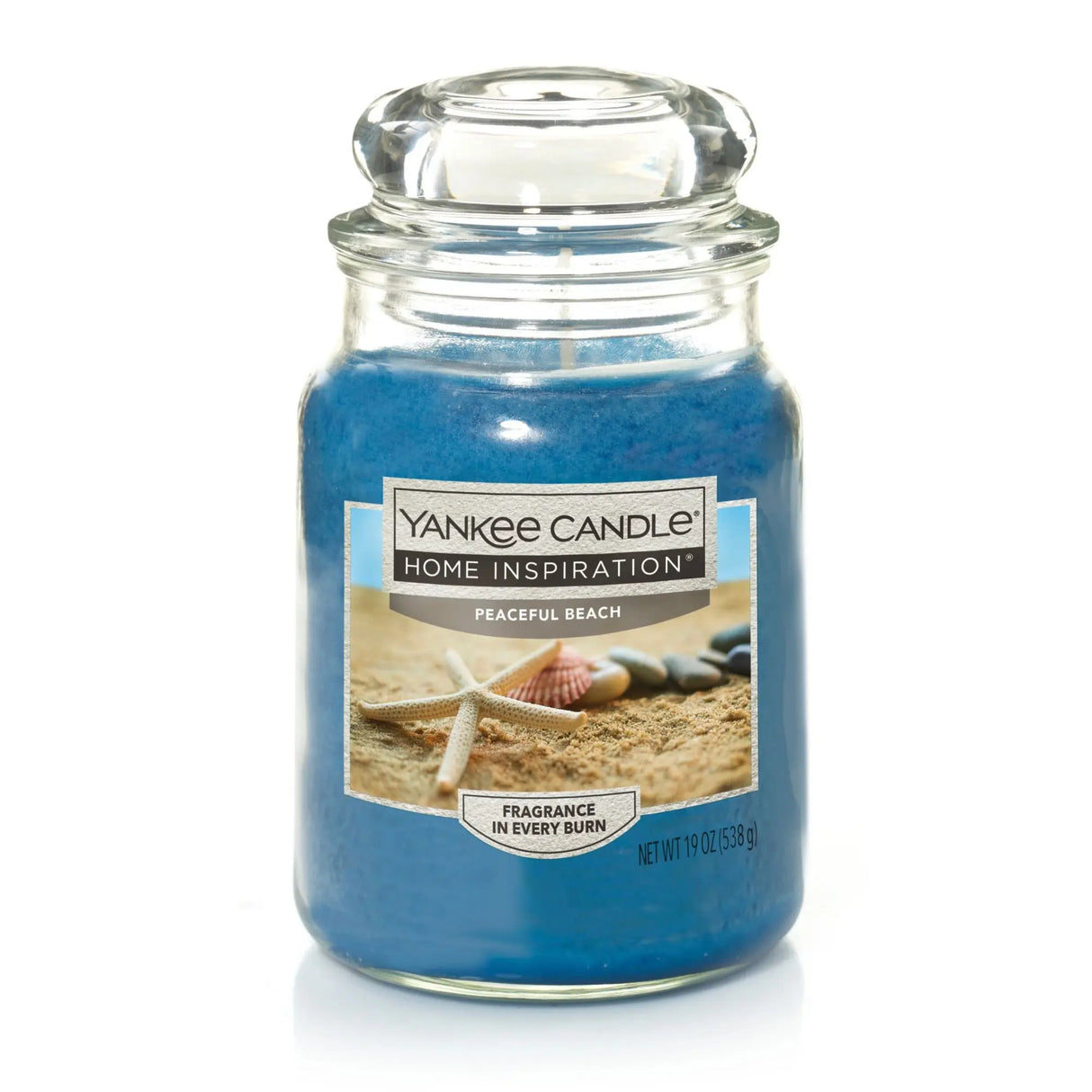 Yankee Candle Peaceful Beach Jar (19 oz) | Soothing Coastal Breeze Fragrance Yankee Candle