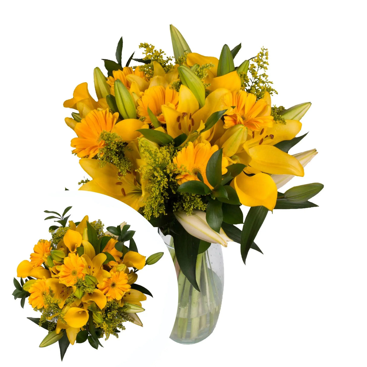 InBloom Sunny Vibes Bouquet (27 Stems) | Bright Yellow Florals for Cheerful Displays InBloom Group