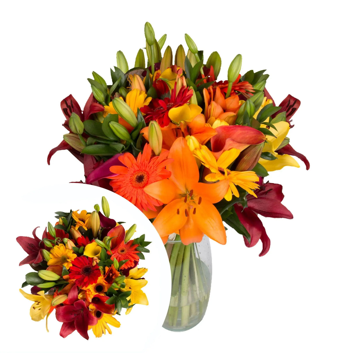 InBloom Harvest Blooms Bouquet (31 Stems) | Vibrant Fall Florals for Seasonal Decor InBloom Group