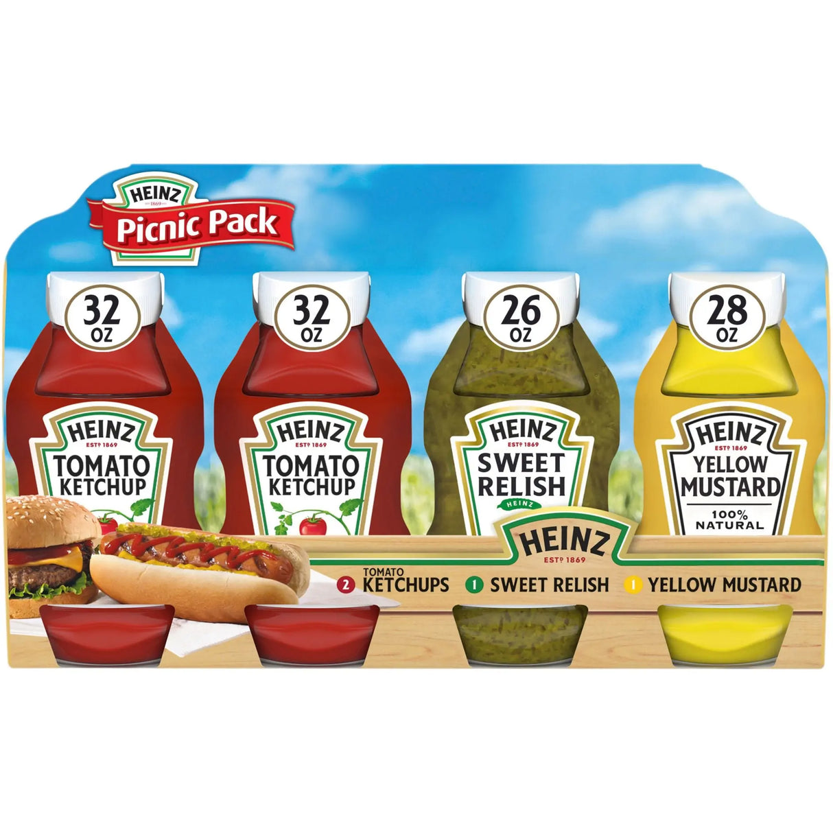 Heinz Picnic Variety Pack (Condiments) | Essential Outdoor Flavor Kit Heinz