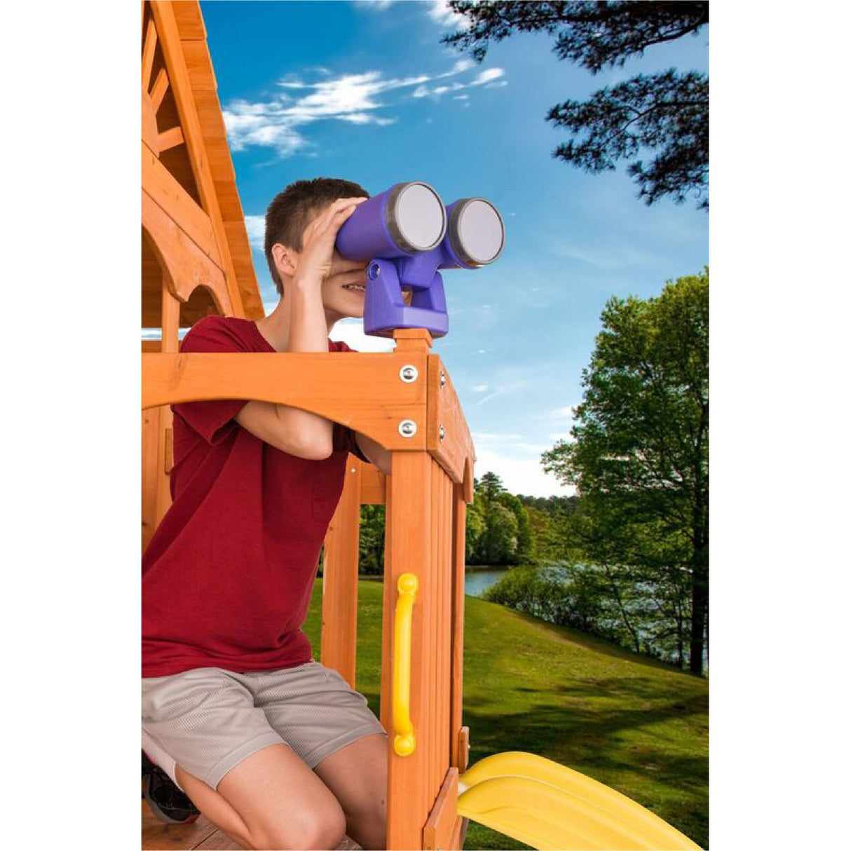 Creative Cedar purple binoculars