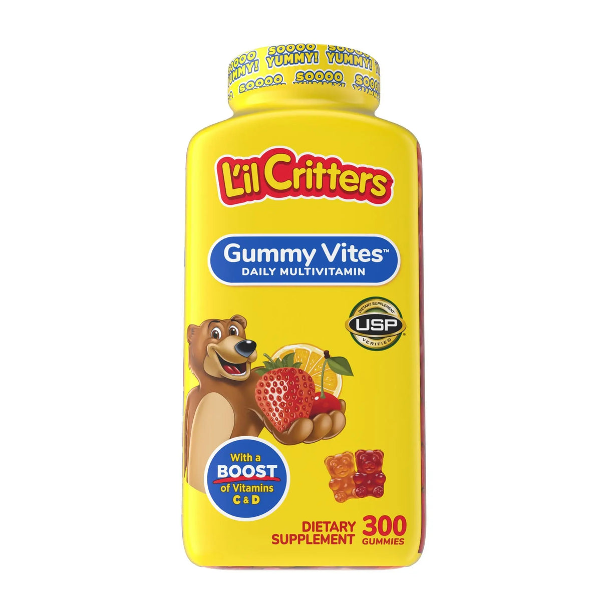 L'il Critters Gummy Vites (300 ct) | Tasty Daily Kids’ Multivitamin L'il Critters