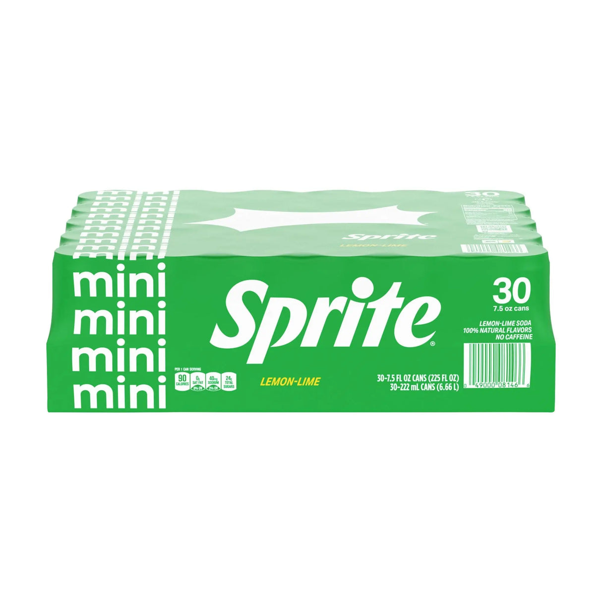Sprite Mini Cans (30-Pack, 7.5 oz Each) | Crisp Lemon-Lime Refreshment Sprite