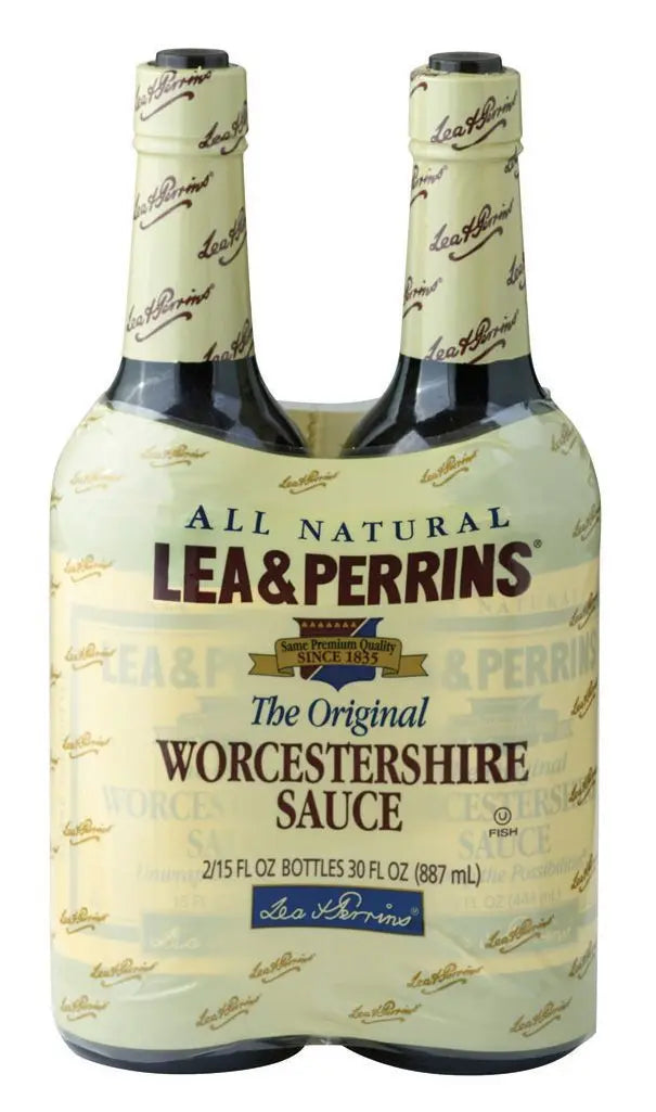 Lea & Perrins Worcestershire Sauce (2-Pack, 15 oz Each) | Authentic Condiment for Savory Dishes Lea & Perren's