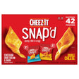 Cheez-It Snap'd Snack Packs (42-Pack) | Flavor-Packed Crunch & Convenience Cheez-It