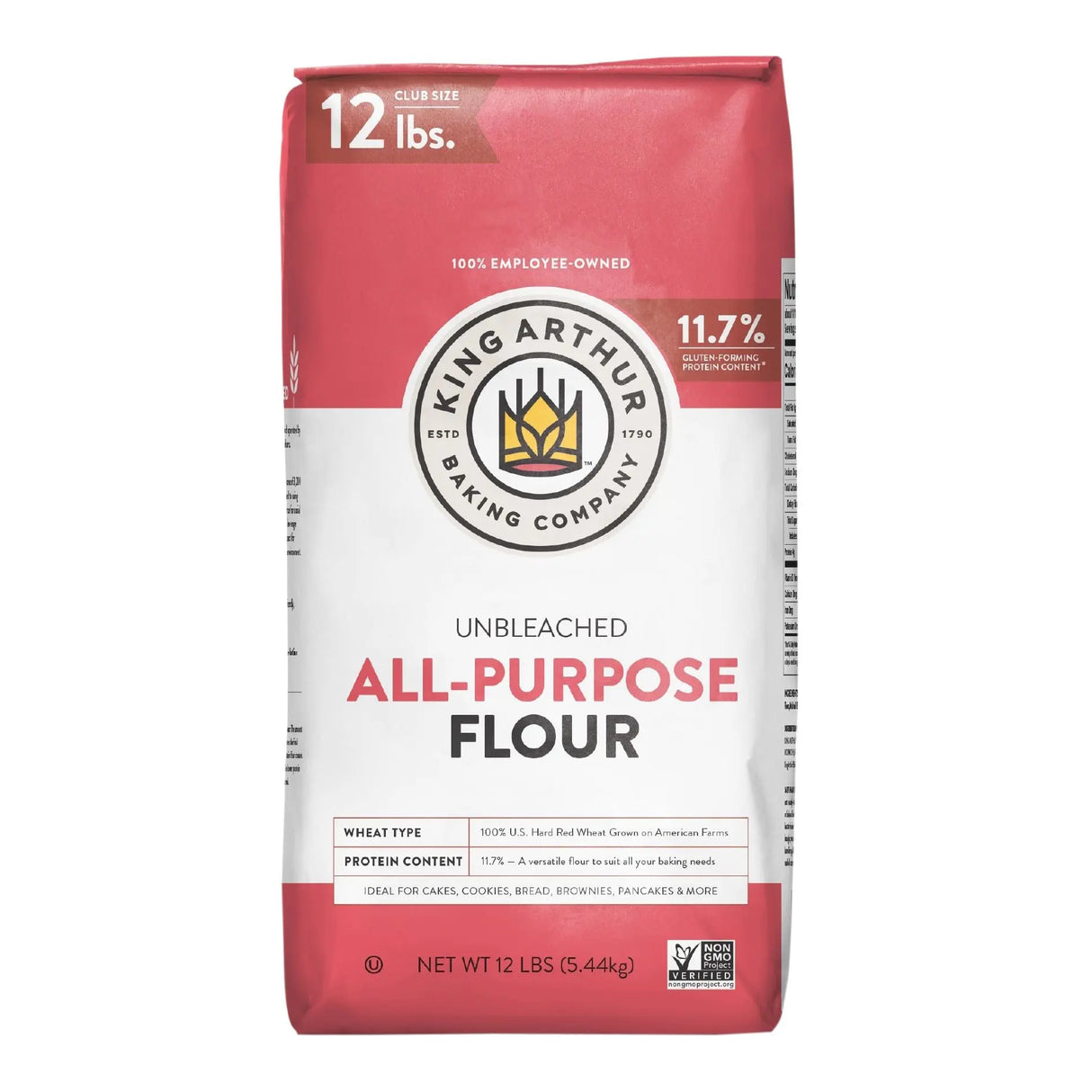 King Arthur All-Purpose Unbleached Flour (12 lbs) | Versatile Baking Staple King Arthur Baking